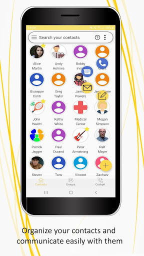 Run android online APK Knock In Contacts & Groups Communication from MyAndroid or emulate Knock In Contacts & Groups Communication using MyAndroid