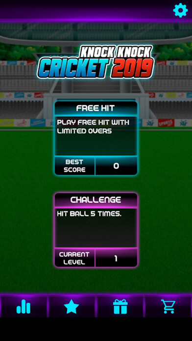 Emulate iPhone app Knock Knock Cricket 2019 using MyAndroid