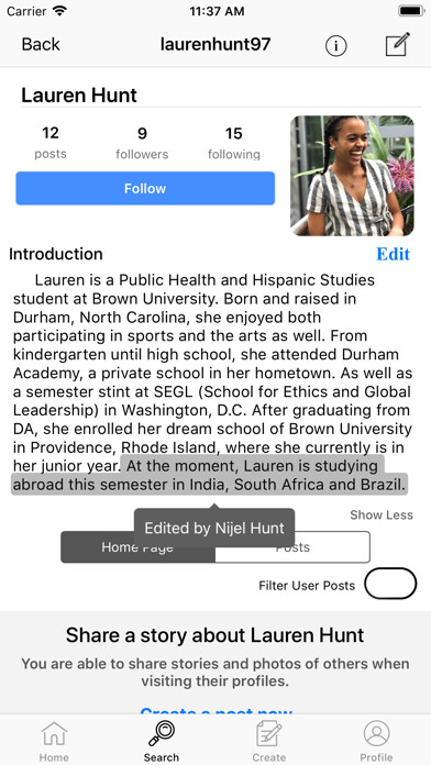 Emulate iPhone app Knocknock: Tell Your Story using MyAndroid