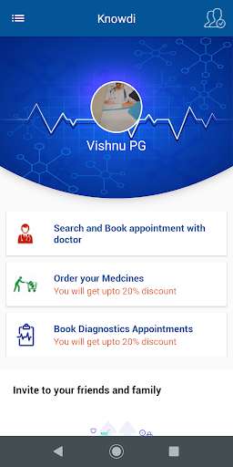 Run android online APK Knowdi - Complete Medical Solution App from MyAndroid or emulate Knowdi - Complete Medical Solution App using MyAndroid