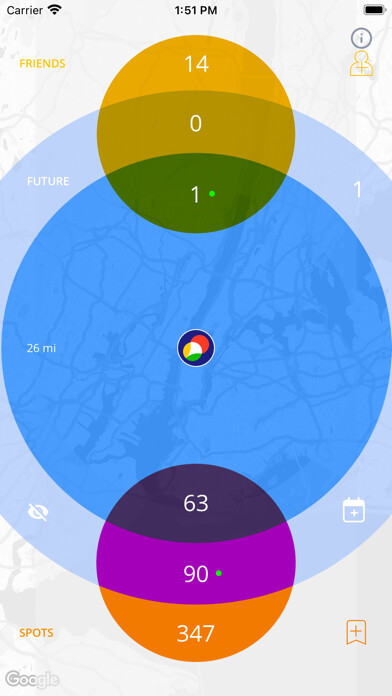 Emulate iPhone app Knowhere: Connect With Friends using MyAndroid