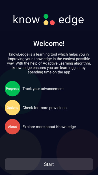 Emulate iPhone app knowLedge - Learn through Quiz using MyAndroid