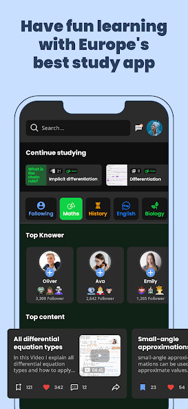 Run android online APK Knowunity - your Study App from MyAndroid or emulate Knowunity - your Study App using MyAndroid