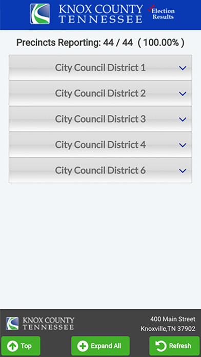 Emulate iPhone app Knox County Election Results using MyAndroid Emulate iPhone app Knox County Election Results using MyAndroid