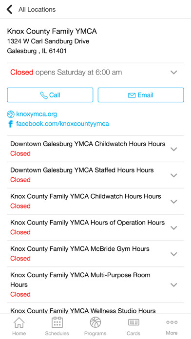 Emulate iPhone app Knox County YMCA using MyAndroid Emulate iPhone app Knox County YMCA using MyAndroid