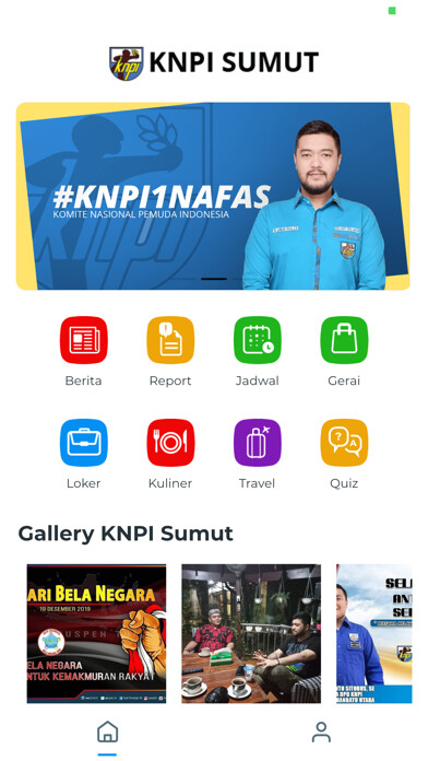Emulate iPhone app KNPI Sumut using MyAndroid Emulate iPhone app KNPI Sumut using MyAndroid