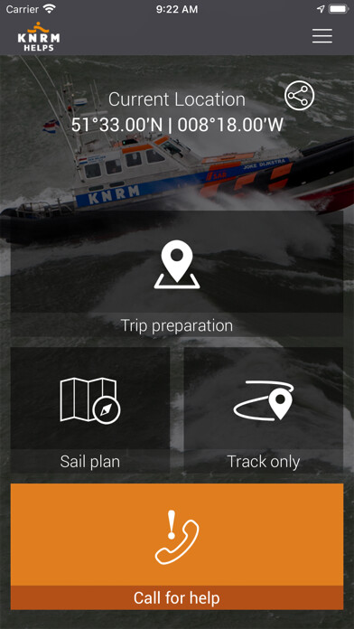 Emulate iPhone app KNRM Helpt using MyAndroid