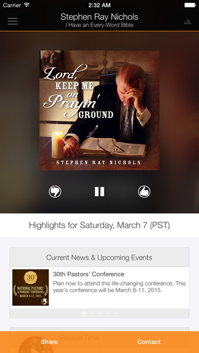 Emulate iPhone app KNVBC Radio using MyAndroid Emulate iPhone app KNVBC Radio using MyAndroid