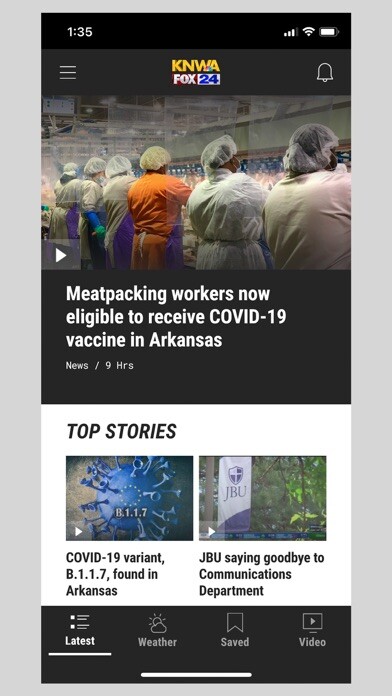 Emulate iPhone app KNWA & Fox24 News using MyAndroid Emulate iPhone app KNWA & Fox24 News using MyAndroid