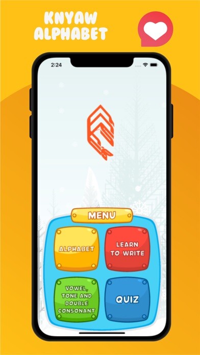 Emulate iPhone app Knyaw Alphabet using MyAndroid