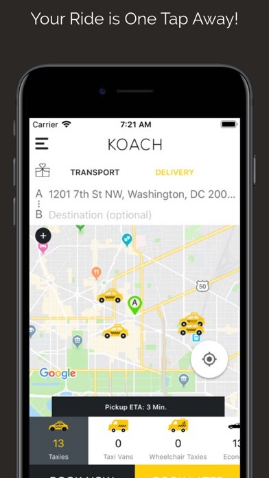 Emulate iPhone app Koach Transportation using MyAndroid Emulate iPhone app Koach Transportation using MyAndroid