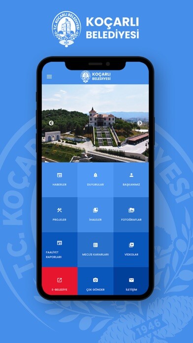 Emulate iPhone app Koçarlı Belediyesi Mobil using MyAndroid