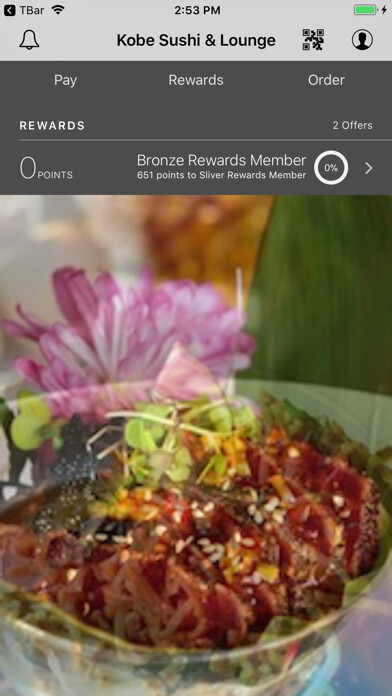 Emulate iPhone app Kobe Sushi Lounge using MyAndroid Emulate iPhone app Kobe Sushi Lounge using MyAndroid