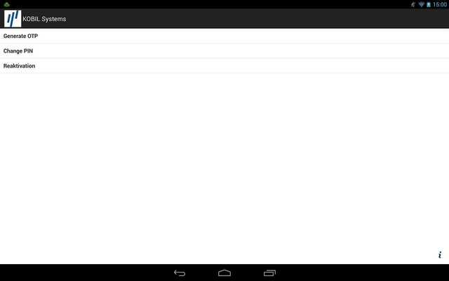 Emulate Android APK KOBIL Soft OTP Emulate Android APK KOBIL Soft OTP