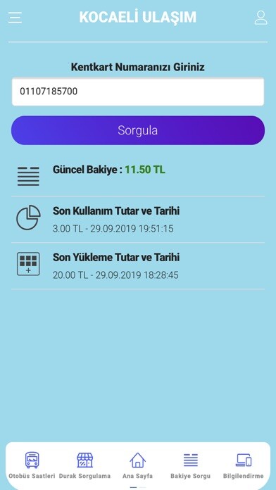Emulate iPhone app Kocaeli Ulaşım using MyAndroid Emulate iPhone app Kocaeli Ulaşım using MyAndroid
