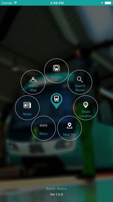 Emulate iPhone app Kochi Metro Guide using MyAndroid