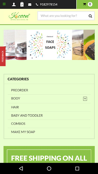 Run android online APK Kocoon from MyAndroid or emulate Kocoon using MyAndroid