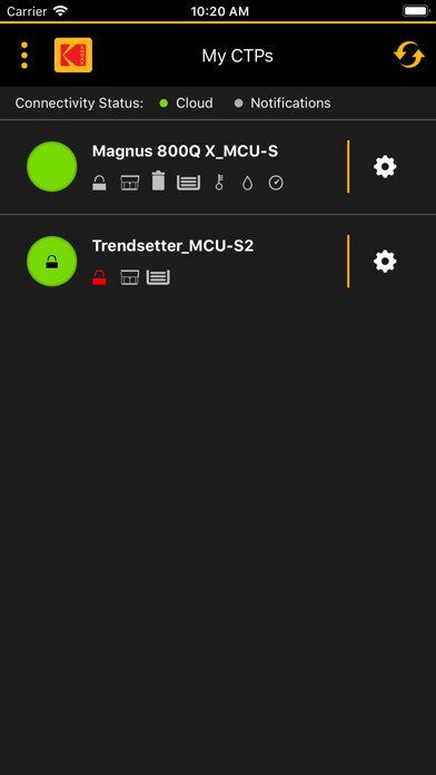 Emulate iPhone app KODAK Mobile CTP Control App using MyAndroid Emulate iPhone app KODAK Mobile CTP Control App using MyAndroid