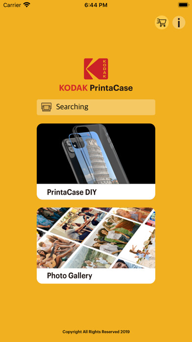 Emulate iPhone app Kodak PrintaCase using MyAndroid