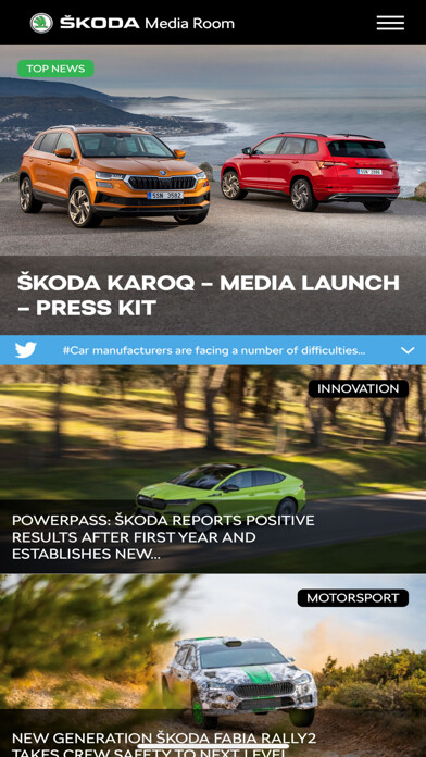 Emulate iPhone app ŠKODA Media Room using MyAndroid Emulate iPhone app ŠKODA Media Room using MyAndroid