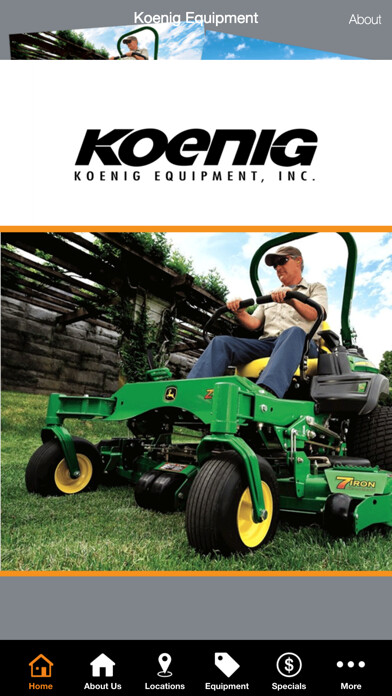 Emulate iPhone app Koenig Equipment using MyAndroid