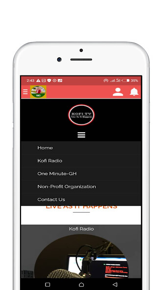 Run android online APK Kofi Tv Official from MyAndroid or emulate Kofi Tv Official using MyAndroid