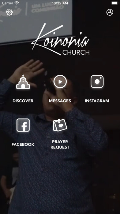Emulate iPhone app Koinonia Church using MyAndroid