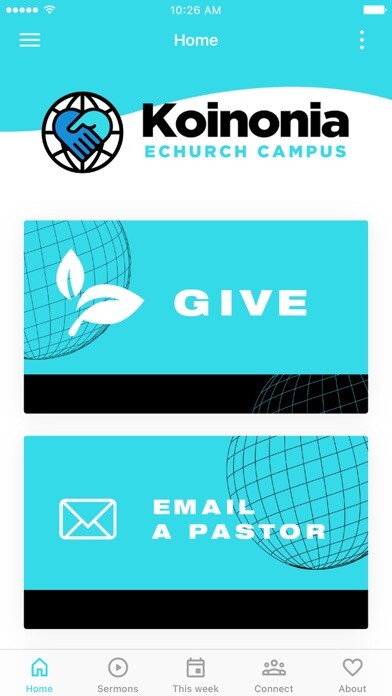 Emulate iPhone app Koinonia EChurch using MyAndroid Emulate iPhone app Koinonia EChurch using MyAndroid