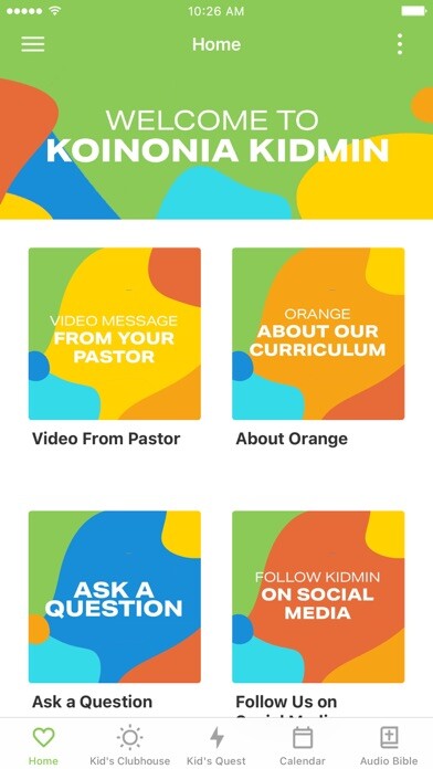 Emulate iPhone app Koinonia KidMin using MyAndroid Emulate iPhone app Koinonia KidMin using MyAndroid