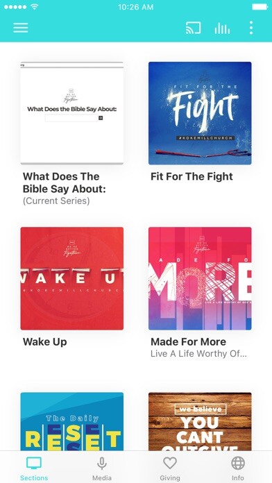 Emulate iPhone app Koke Mill Christian Church using MyAndroid Emulate iPhone app Koke Mill Christian Church using MyAndroid