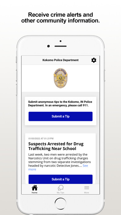 Emulate iPhone app Kokomo PD using MyAndroid