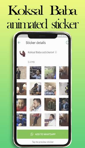 Emulate Koksal Baba Animated stickers WAStickerApps from MyAndroid or run Koksal Baba Animated stickers WAStickerApps using MyAndroid