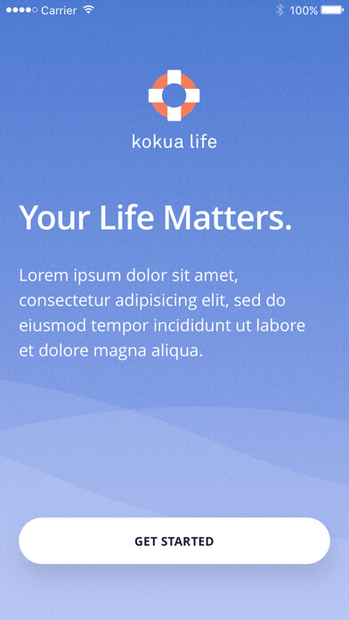 Emulate iPhone app Kokua Life using MyAndroid