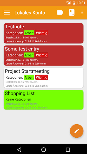 Run android online APK Kolab Notes from MyAndroid or emulate Kolab Notes using MyAndroid