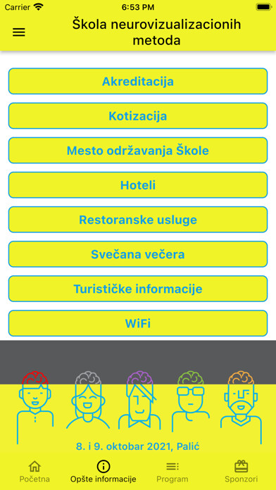 Emulate iPhone app ŠkolaNeurovizualizacije using MyAndroid Emulate iPhone app ŠkolaNeurovizualizacije using MyAndroid