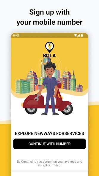 Run android online APK Kola Service from MyAndroid or emulate Kola Service using MyAndroid