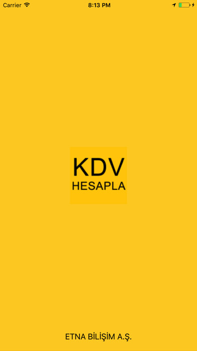 Emulate iPhone app Kolay Kdv Hesapla using MyAndroid Emulate iPhone app Kolay Kdv Hesapla using MyAndroid