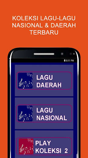 Run android online APK Koleksi Lagu Nasional & Daerah from MyAndroid or emulate Koleksi Lagu Nasional & Daerah using MyAndroid
