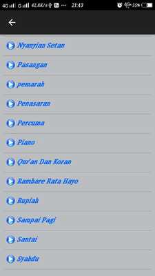 Emulate Android APK Koleksi Lagu Rhoma Irama