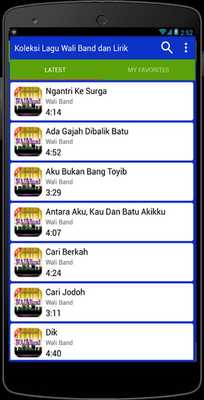 Emulate Android APK Koleksi Lagu Wali Band Lirik Emulate Android APK Koleksi Lagu Wali Band Lirik