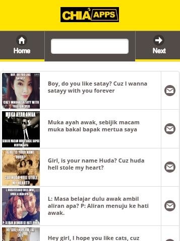 Emulate Android APK Koleksi Pickupline Malaysia Emulate Android APK Koleksi Pickupline Malaysia