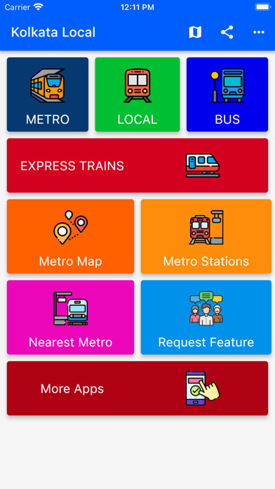 Emulate iPhone app Kolkata Suburban & Metro Train using MyAndroid Emulate iPhone app Kolkata Suburban & Metro Train using MyAndroid