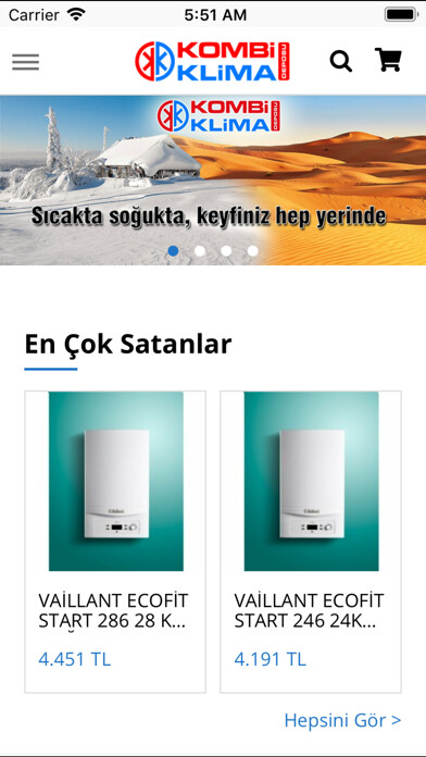 Emulate iPhone app Kombi Klima Deposu using MyAndroid Emulate iPhone app Kombi Klima Deposu using MyAndroid