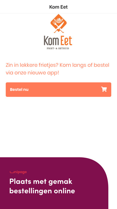 Emulate iPhone app Kom Eet using MyAndroid Emulate iPhone app Kom Eet using MyAndroid