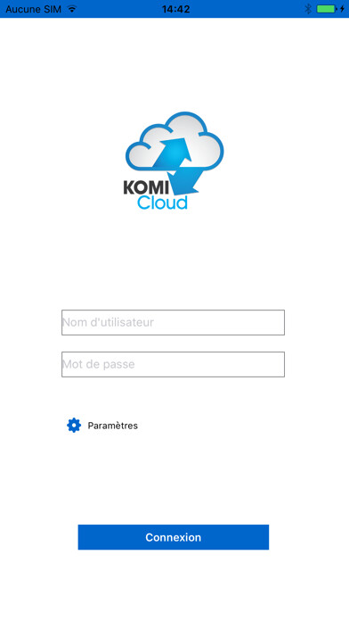 Emulate iPhone app KOMI Cloud Mobile using MyAndroid