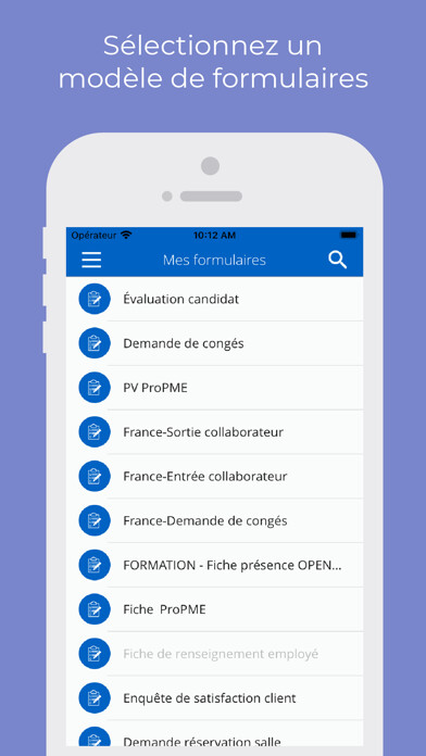Emulate iPhone app KOMI eForm using MyAndroid