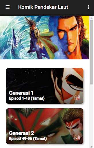 Run android online APK Komik  Pendekar Laut from MyAndroid or emulate Komik  Pendekar Laut using MyAndroid