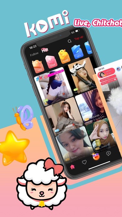 Emulate iPhone app Komi Live using MyAndroid