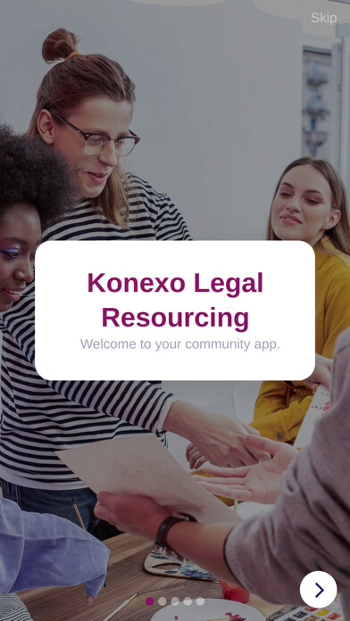 Emulate iPhone app Konexo Legal Resourcing using MyAndroid