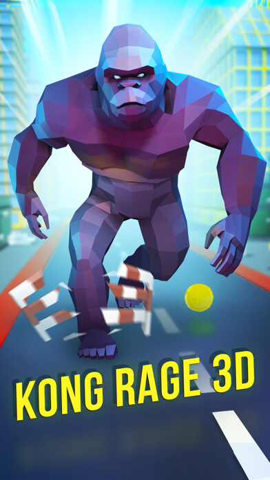 Emulate iPhone app Kong Rage 3D: Dashy Crashy using MyAndroid